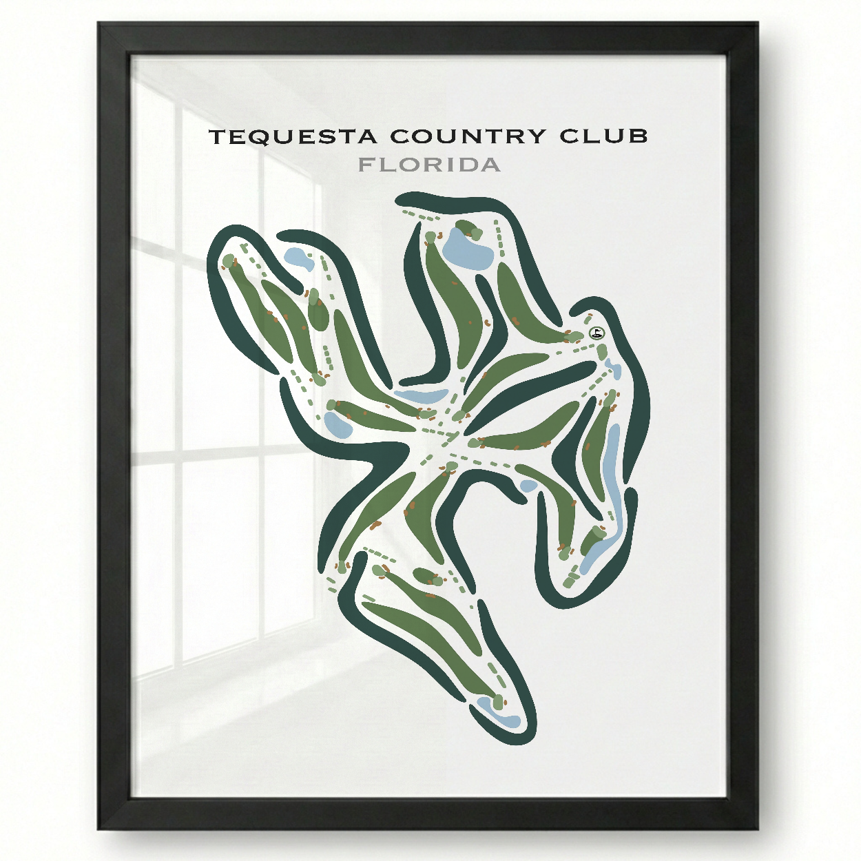Tequesta Country Club, Florida - Printed Golf Courses