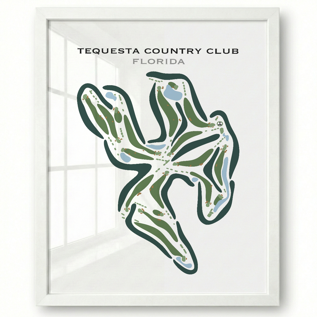 Tequesta Country Club, Florida - Printed Golf Courses