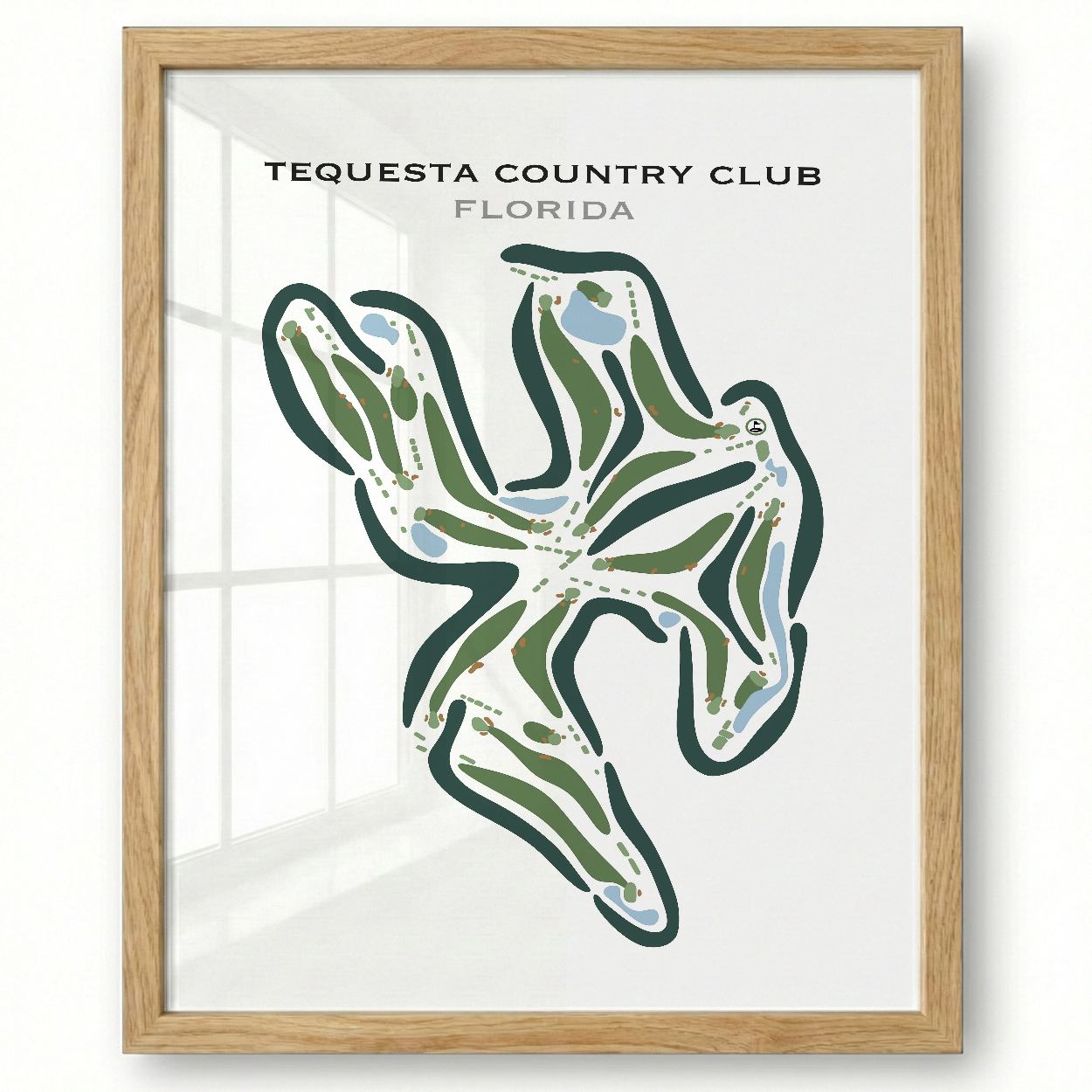 Tequesta Country Club, Florida - Printed Golf Courses