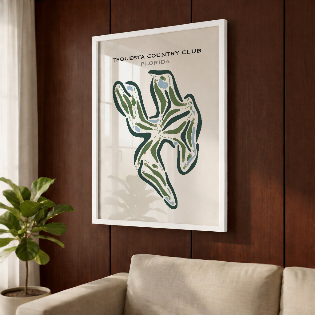 Tequesta Country Club, Florida - Printed Golf Courses