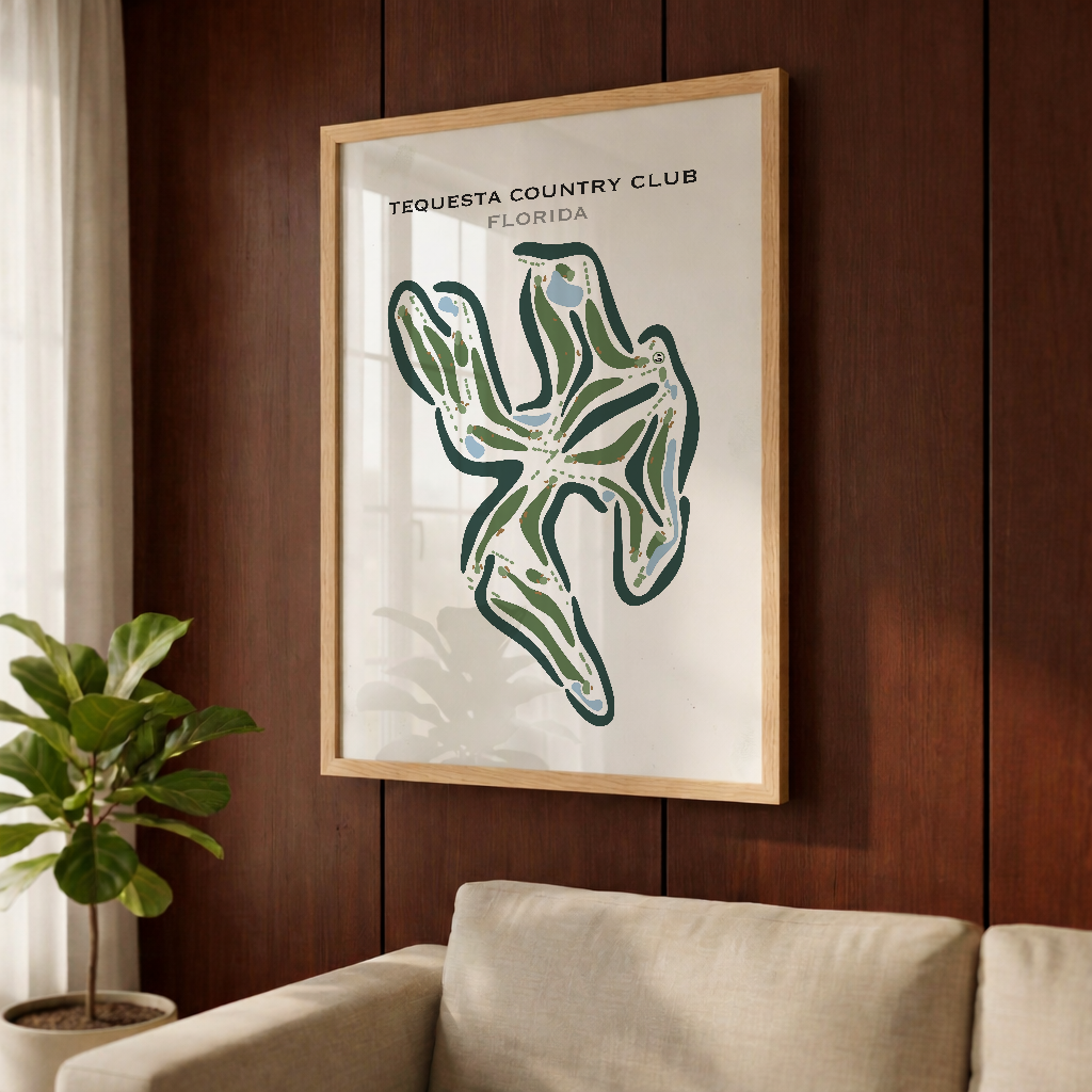 Tequesta Country Club, Florida - Printed Golf Courses