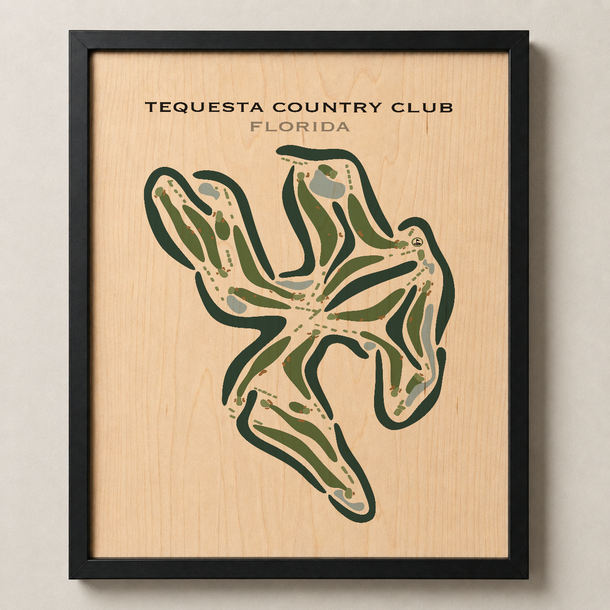 Tequesta Country Club, Florida - Printed Golf Courses