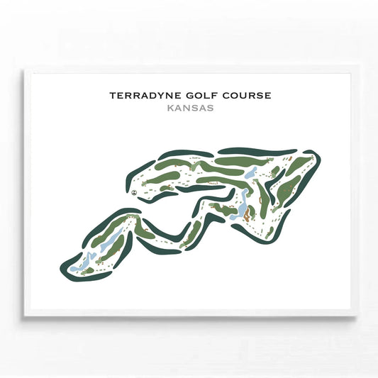 Terradyne Golf Course, Kansas - Printed Golf Course