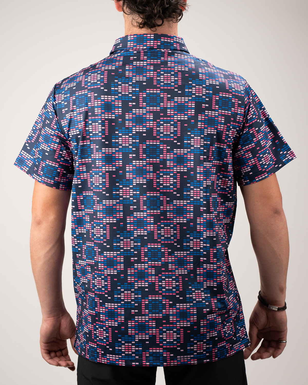Tetrafloral Dark Golf Polo