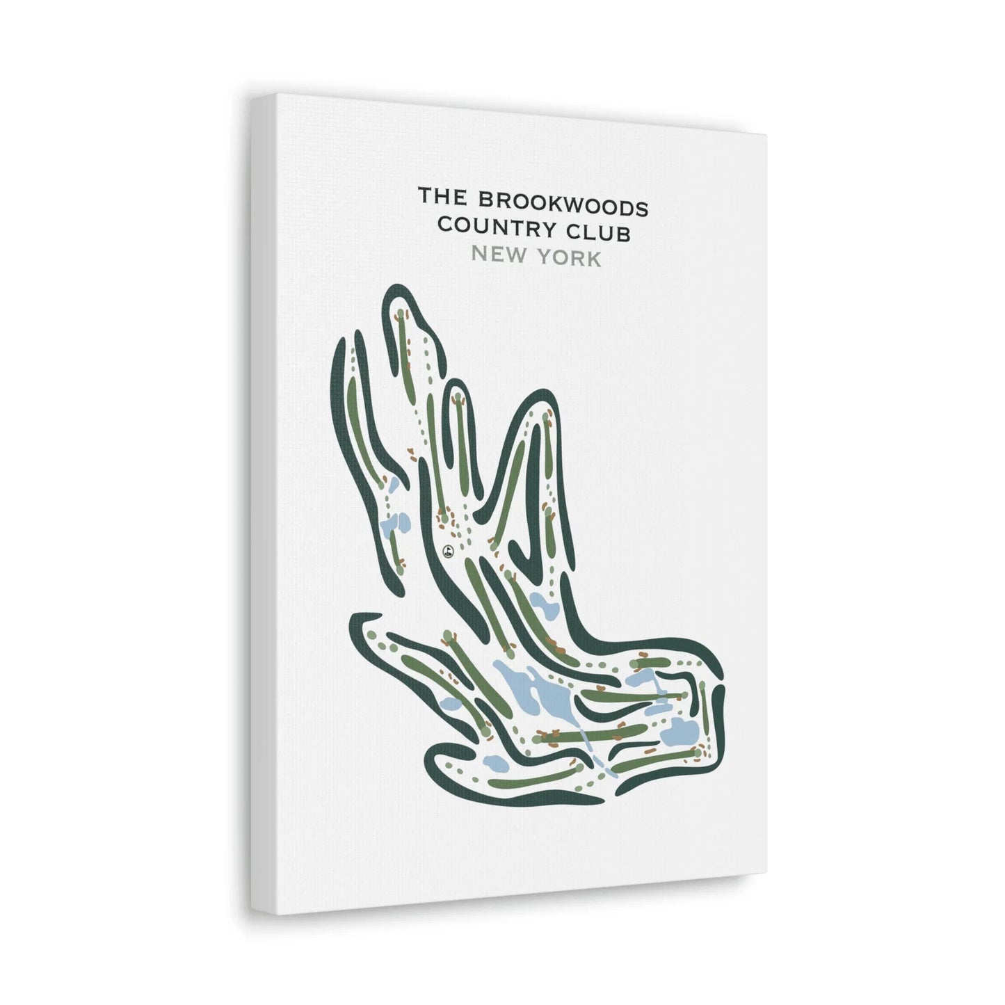 The Brookwoods Country Club, New York - Printed Golf Courses
