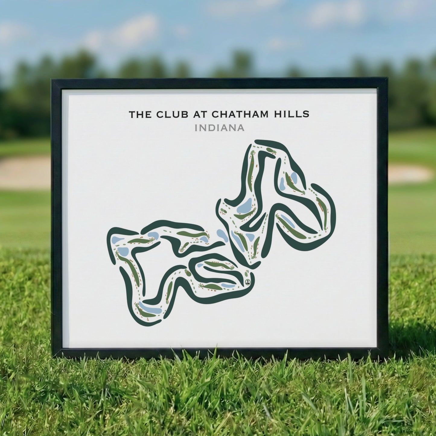The Club at Chatham Hills, Indiana - Printed Golf Courses