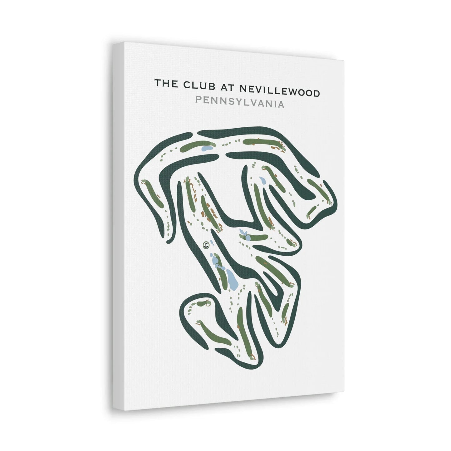 The Club at Nevillewood, Pennsylvania - Printed Golf Courses