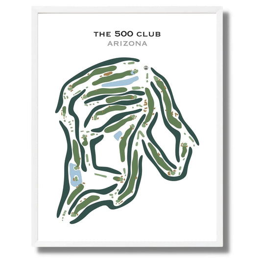 The 500 Club, Arizona - Printed Golf Course
