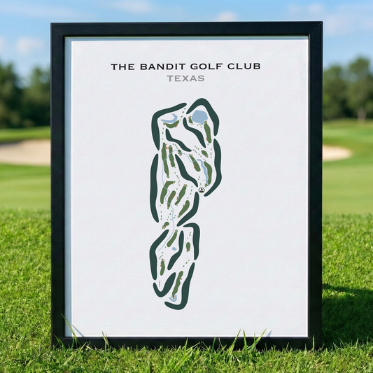The Bandit Golf Club, Texas - Printed Golf Courses