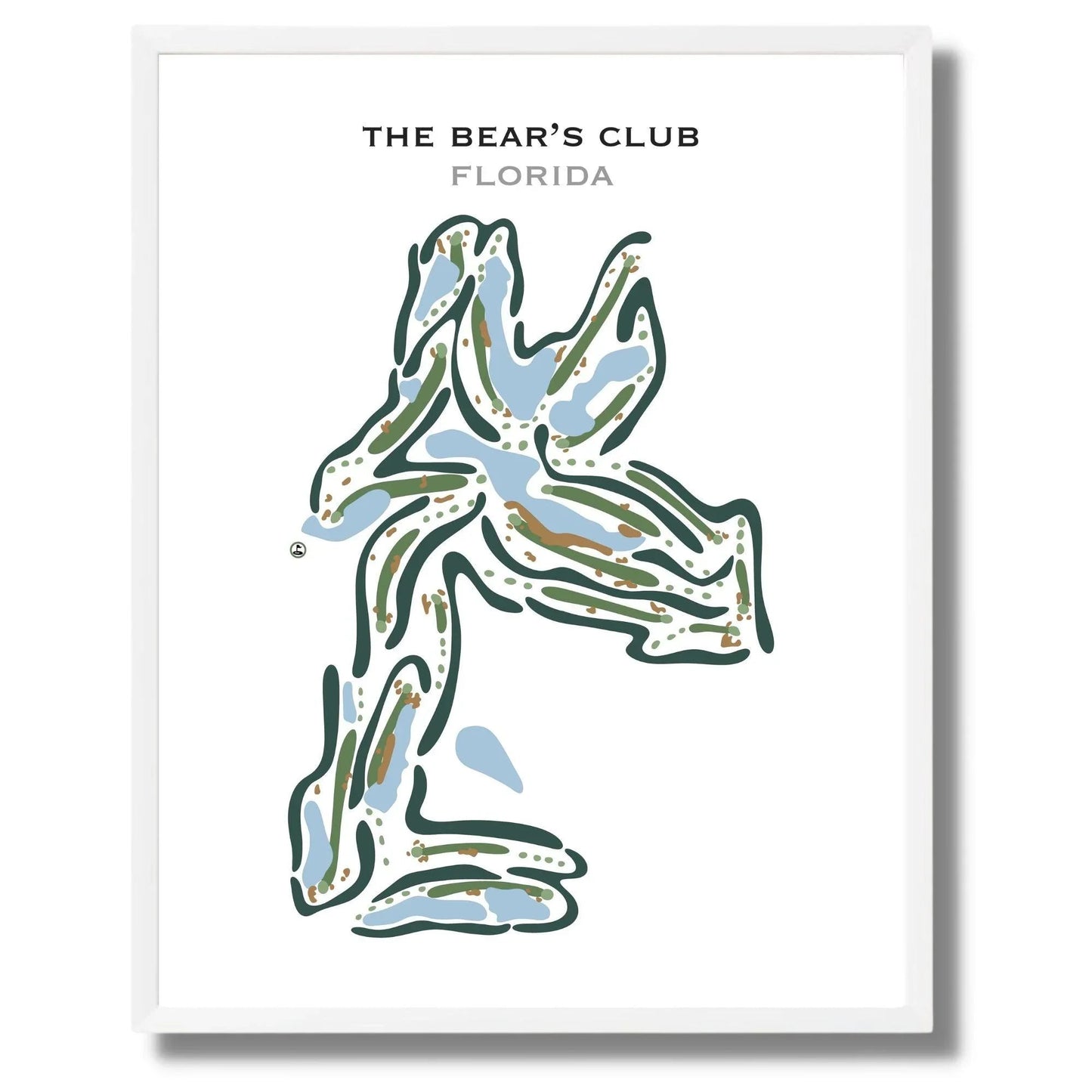 The Bear's Club, Florida - Printed Golf Courses