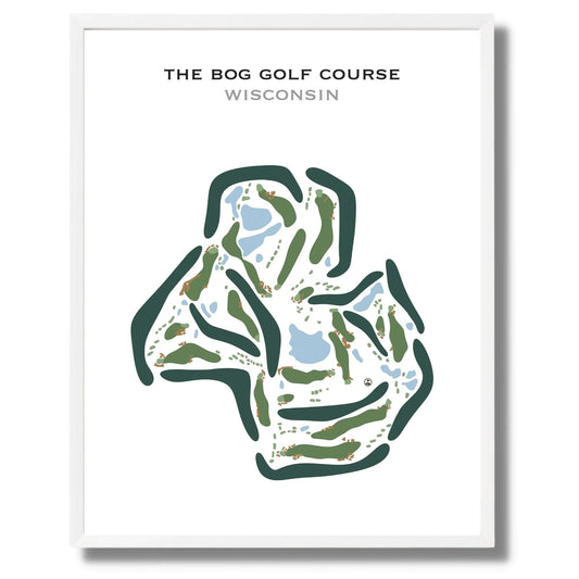 The Bog Golf Course, Wisconsin - Printed Golf Courses