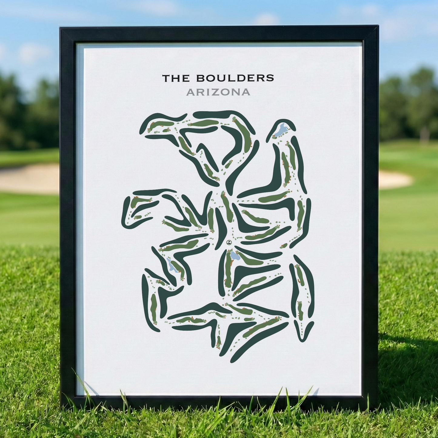 The Boulders, Arizona - Printed Golf Course