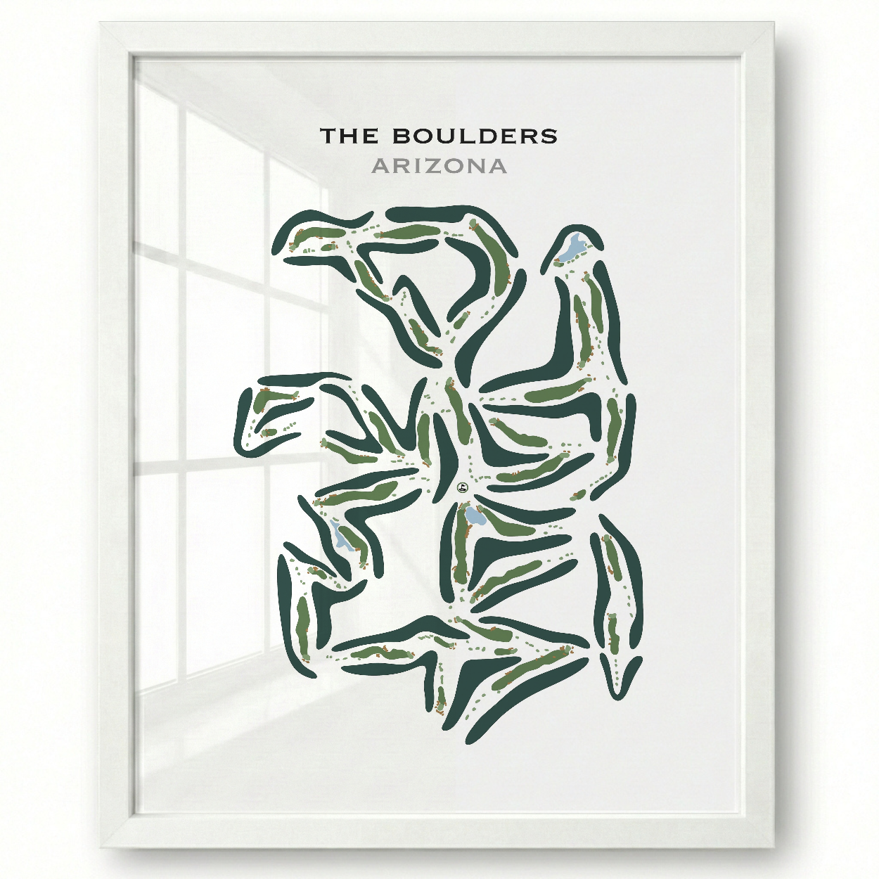 The Boulders, Arizona - Printed Golf Course