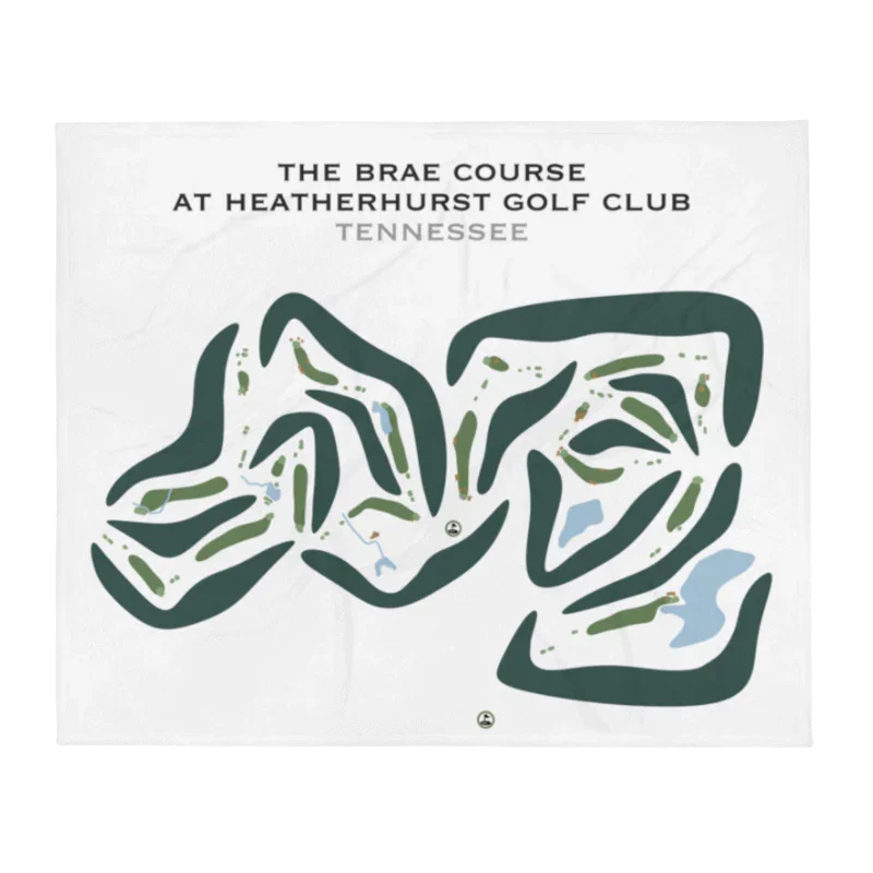 The Brae Course at Heatherhurst Golf Club, Fairfield Glade, Tennessee - Printed Golf Courses