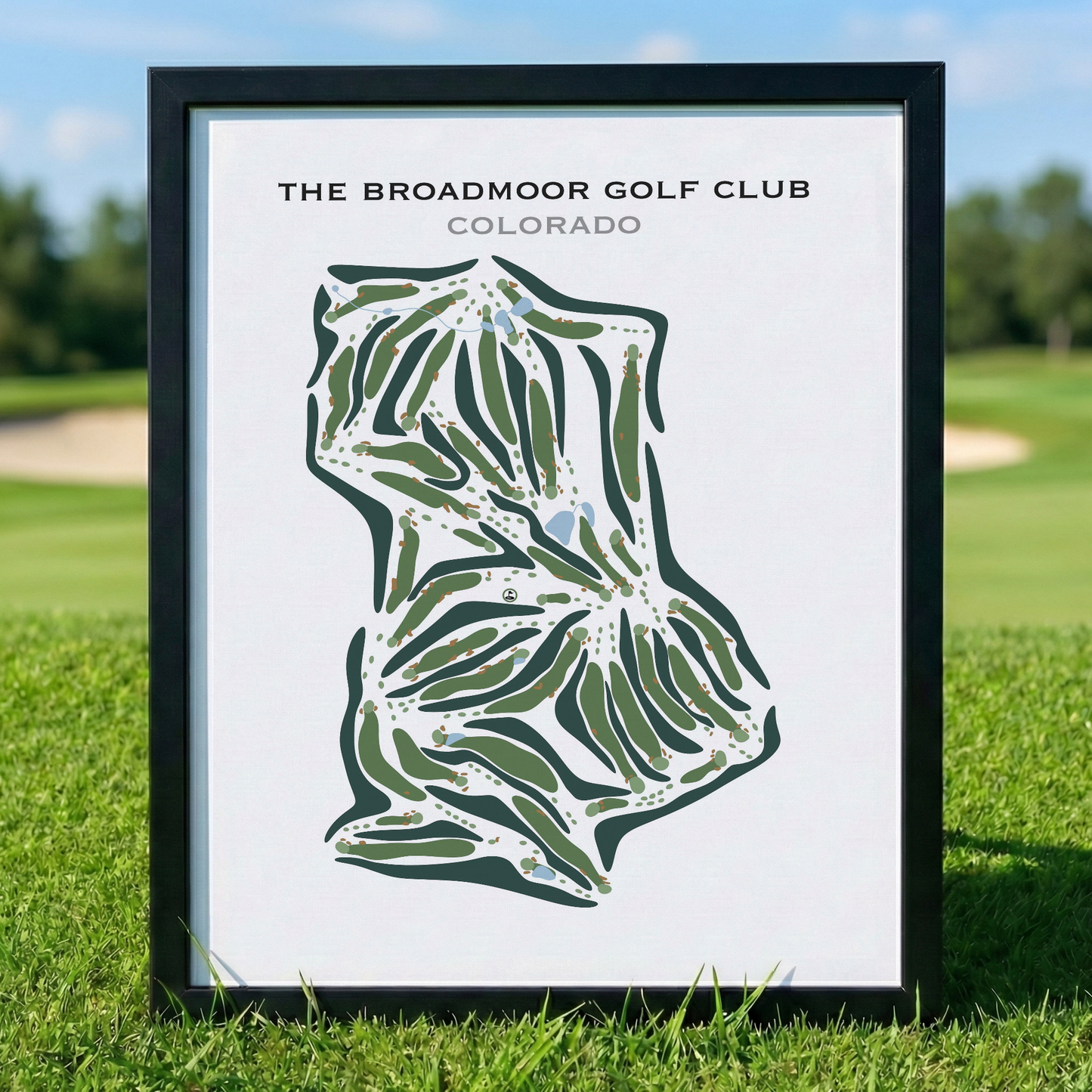 The Broadmoor Golf Club, Colorado - Printed Golf Courses