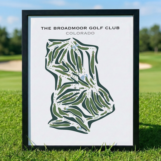 The Broadmoor Golf Club, Colorado - Printed Golf Courses