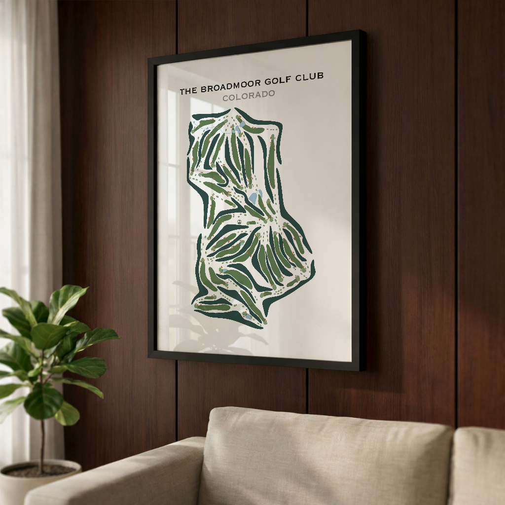 The Broadmoor Golf Club, Colorado - Printed Golf Courses