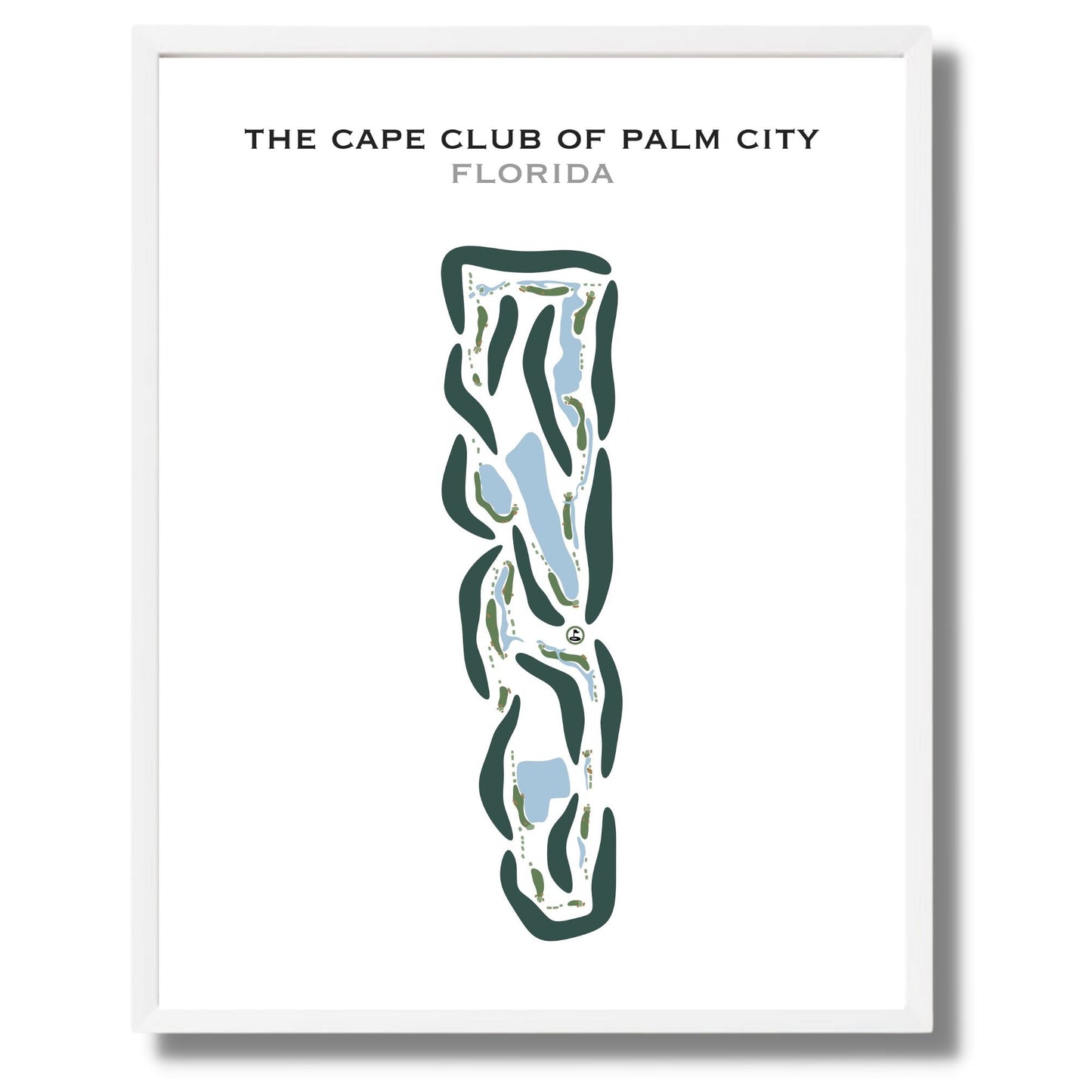The Cape Club of Palm City, Florida - Printed Golf Courses