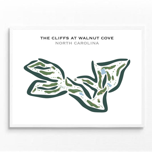 The Cliffs at Walnut Cove, North Carolina - Printed Golf Courses