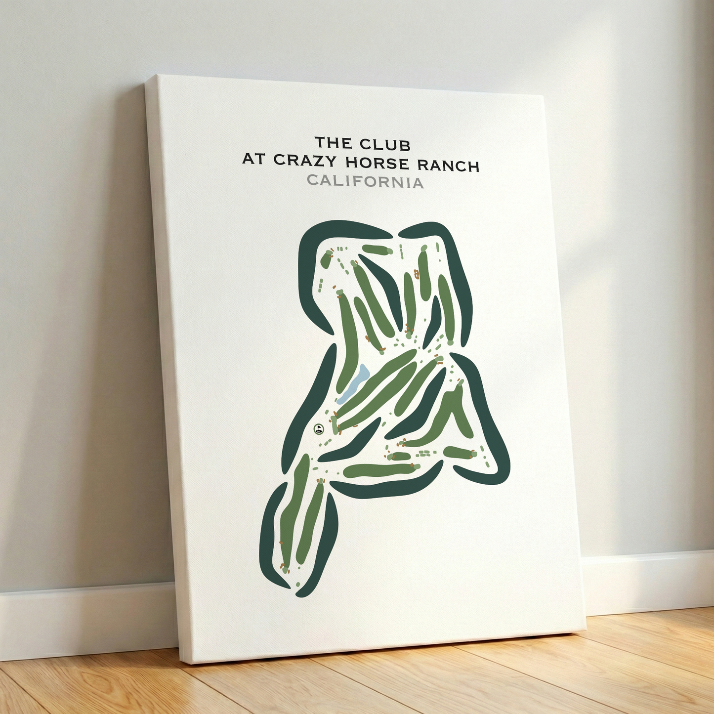 The Club at Crazy Horse Ranch, California - Printed Golf Courses