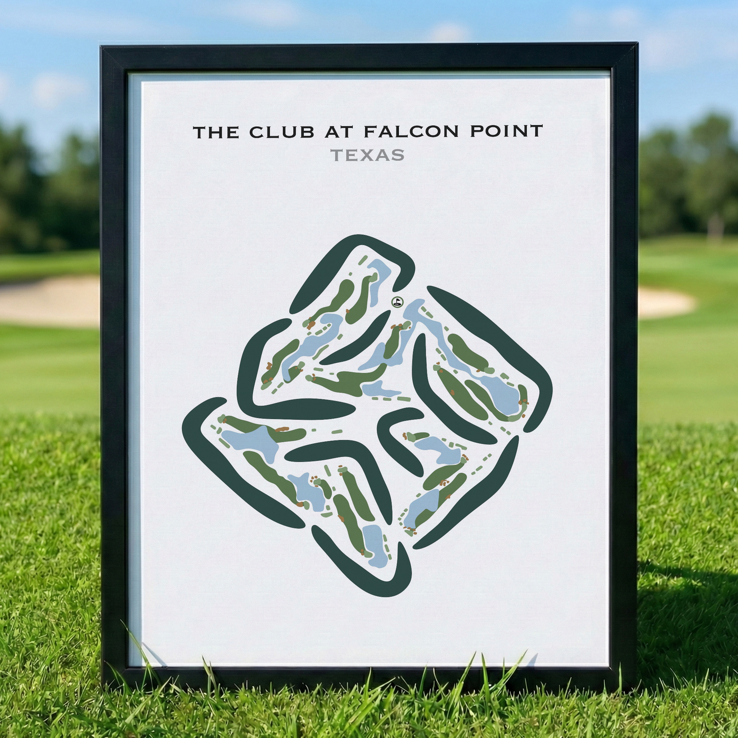 The Club at Falcon Point, Texas - Printed Golf Courses
