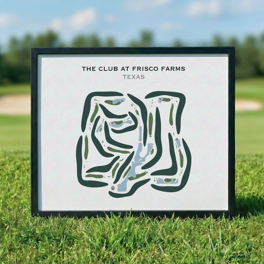 The Club at Frisco Farms, Texas - Printed Golf Courses