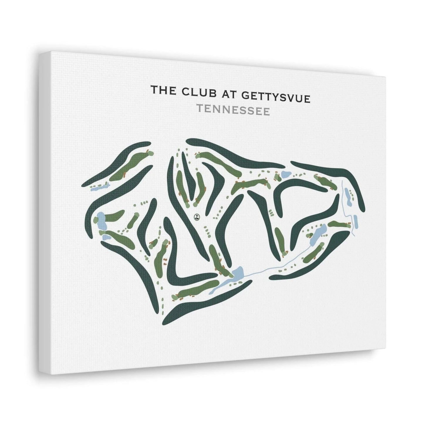 The Club at Gettysvue, Tennessee - Printed Golf Course