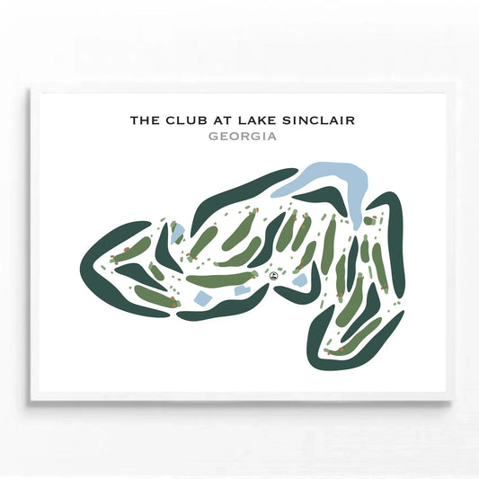 The Club at Lake Sinclair, Georgia - Printed Golf Courses