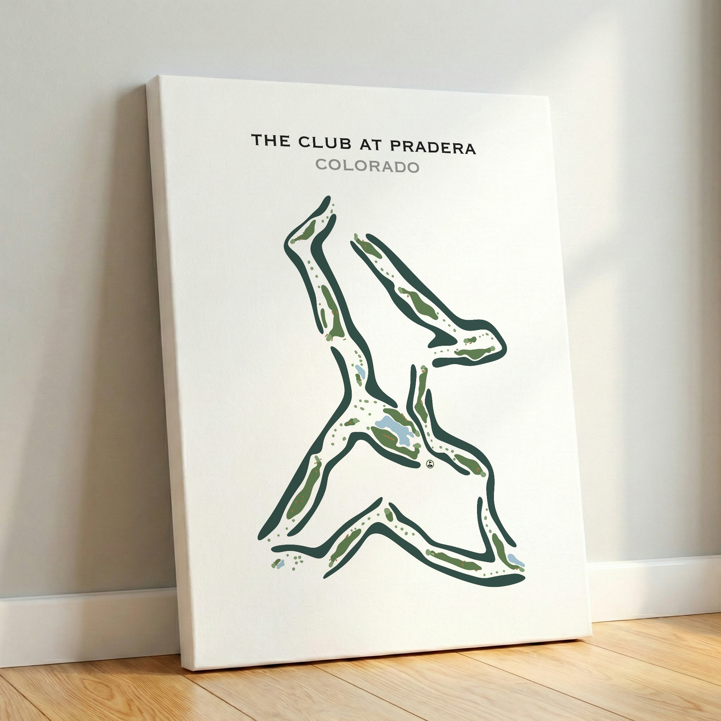 The Club At Pradera, Colorado - Printed Golf Course