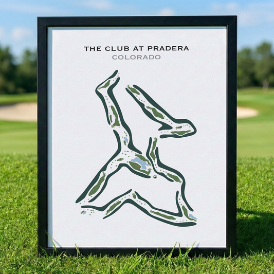 The Club At Pradera, Colorado - Printed Golf Course