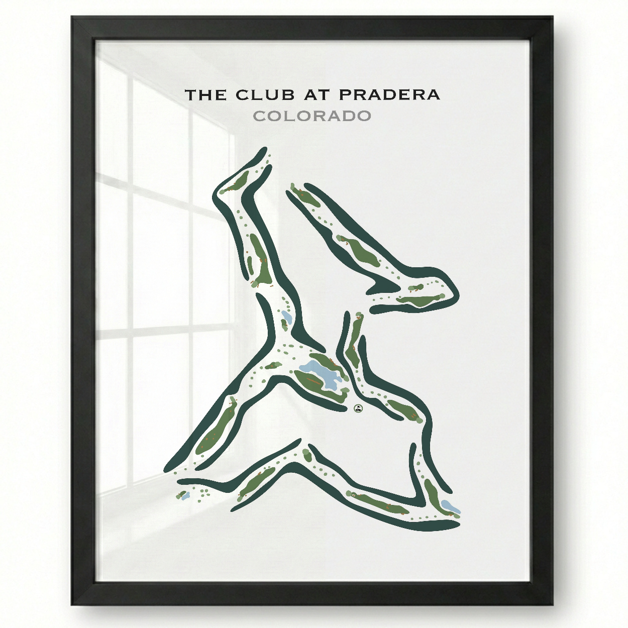 The Club At Pradera, Colorado - Printed Golf Course