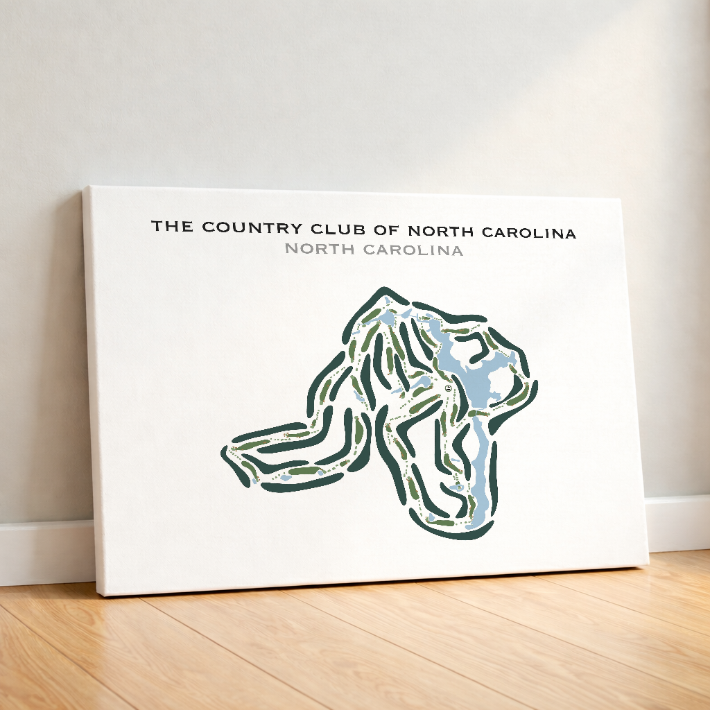 The Country Club of North Carolina, North Carolina - Printed Golf Courses
