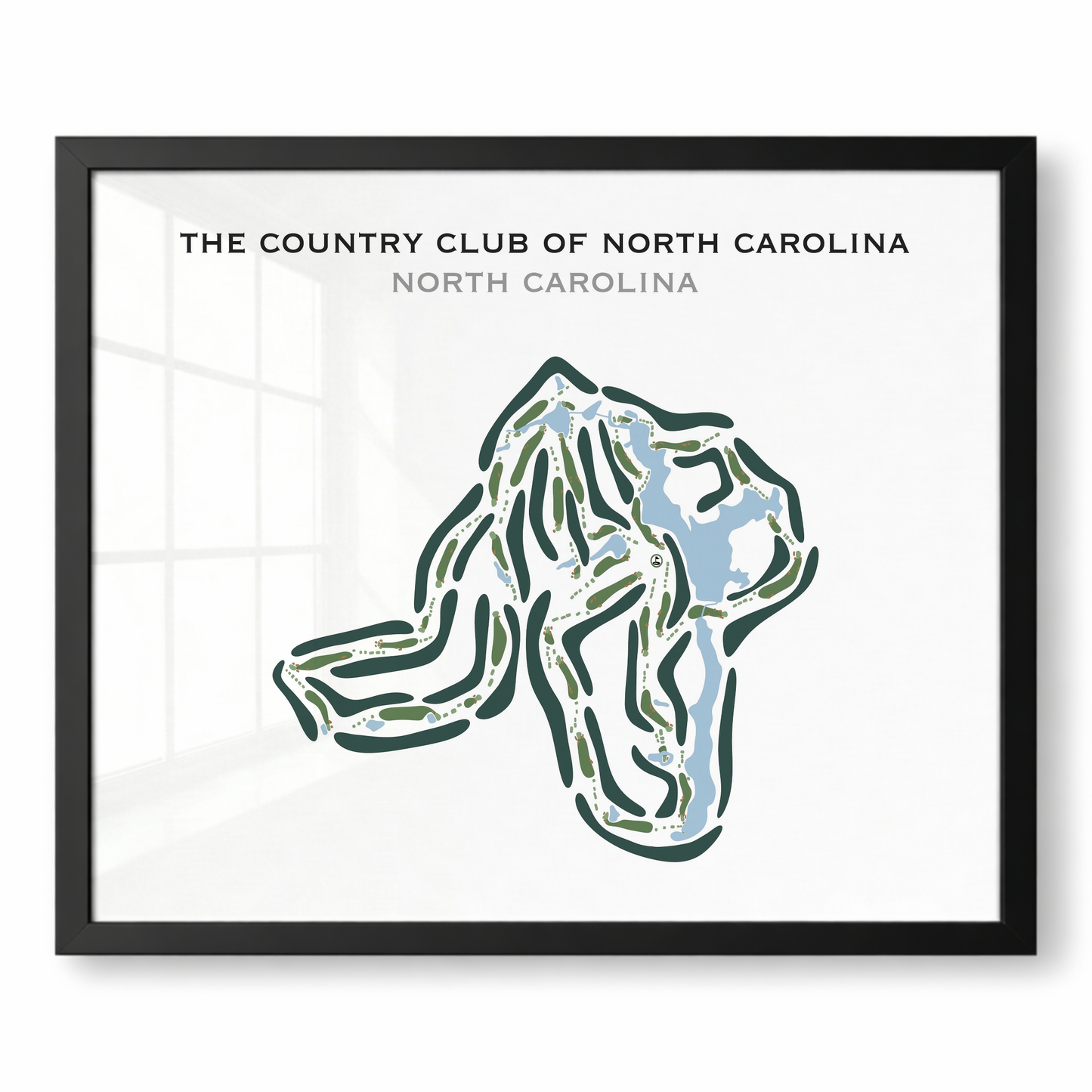The Country Club of North Carolina, North Carolina - Printed Golf Courses