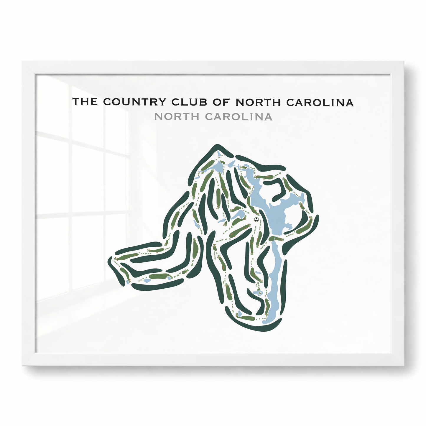 The Country Club of North Carolina, North Carolina - Printed Golf Courses
