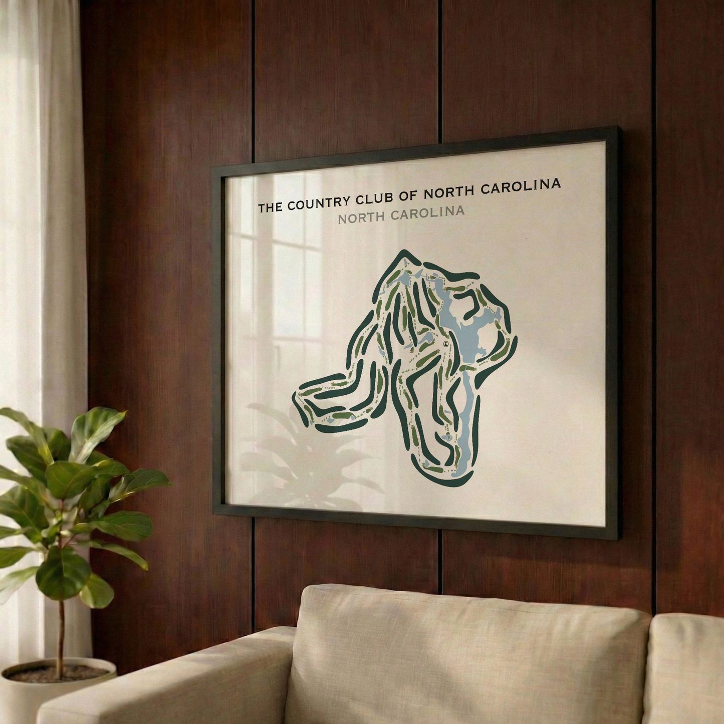The Country Club of North Carolina, North Carolina - Printed Golf Courses