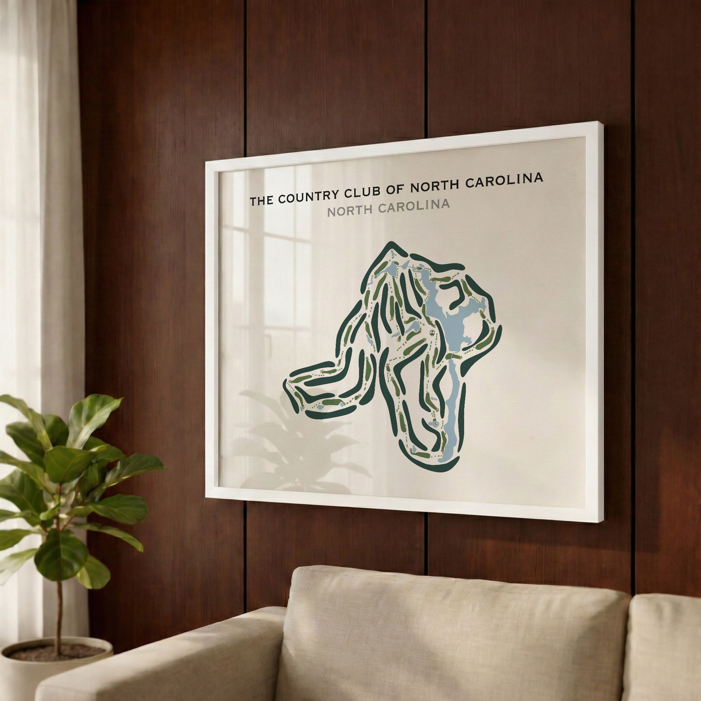 The Country Club of North Carolina, North Carolina - Printed Golf Courses