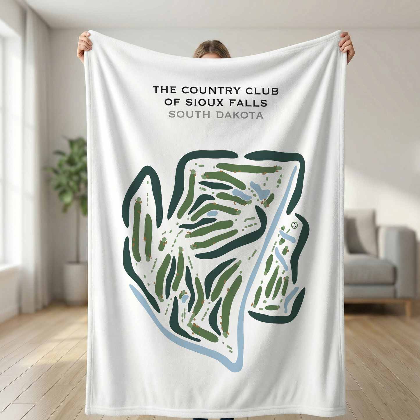 The Country Club of Sioux Falls, South Dakota - Printed Golf Courses