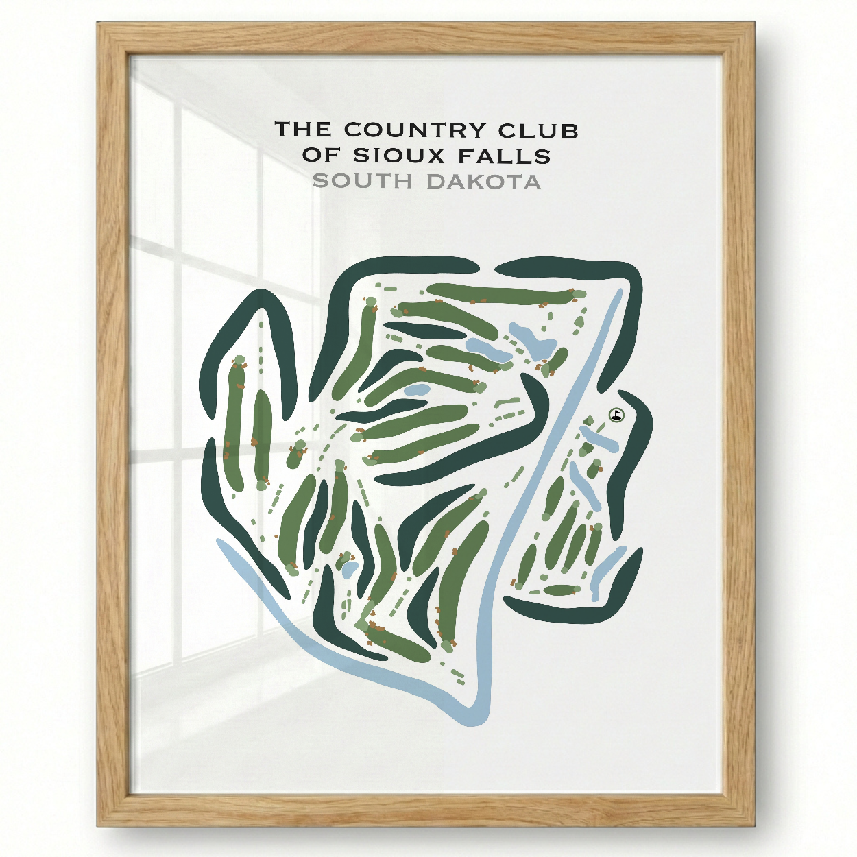The Country Club of Sioux Falls, South Dakota - Printed Golf Courses