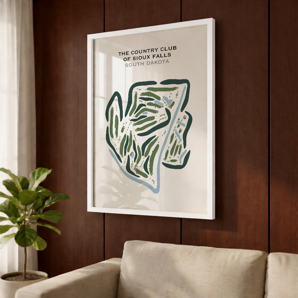 The Country Club of Sioux Falls, South Dakota - Printed Golf Courses