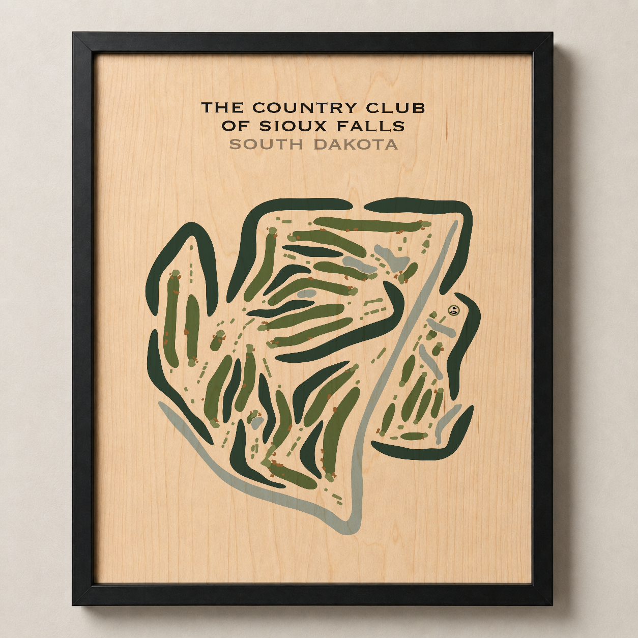 The Country Club of Sioux Falls, South Dakota - Printed Golf Courses