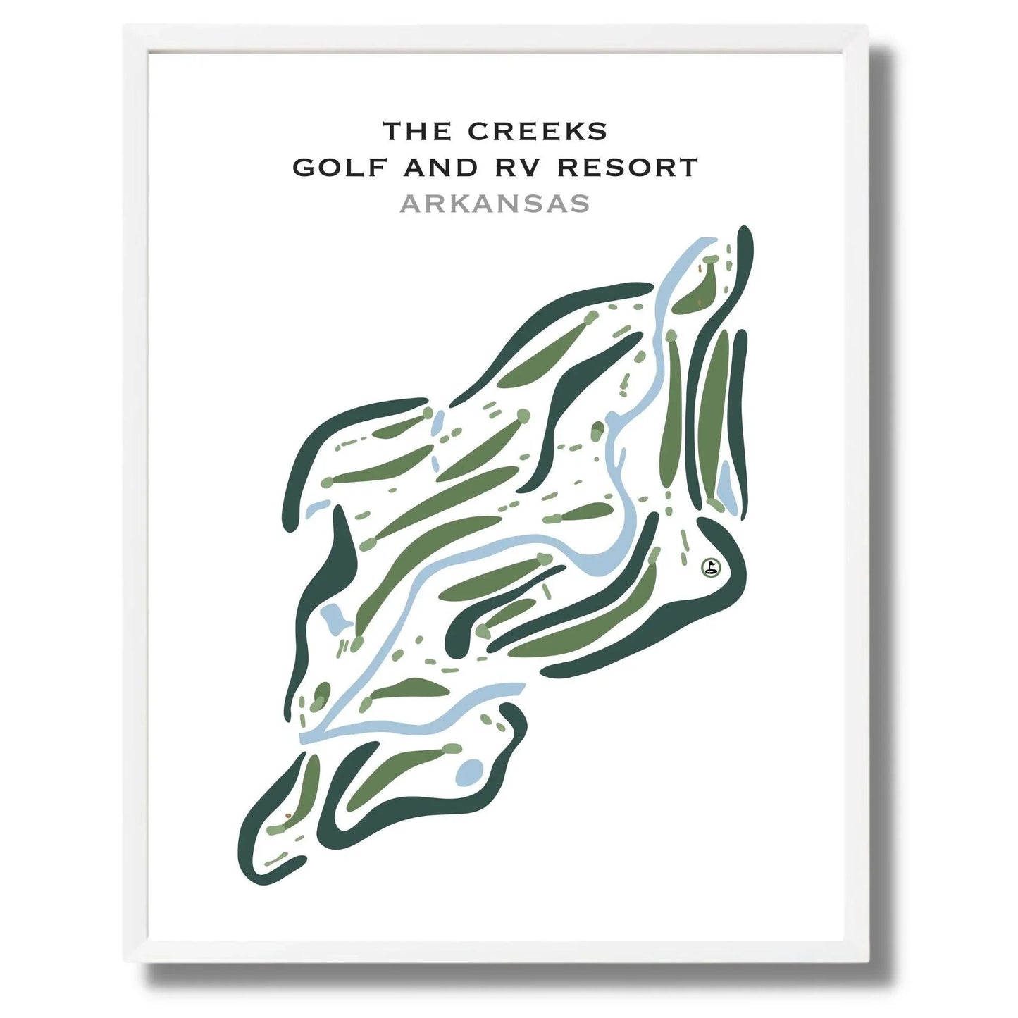 The Creeks Golf & RV Resort, Arkansas - Printed Golf Courses