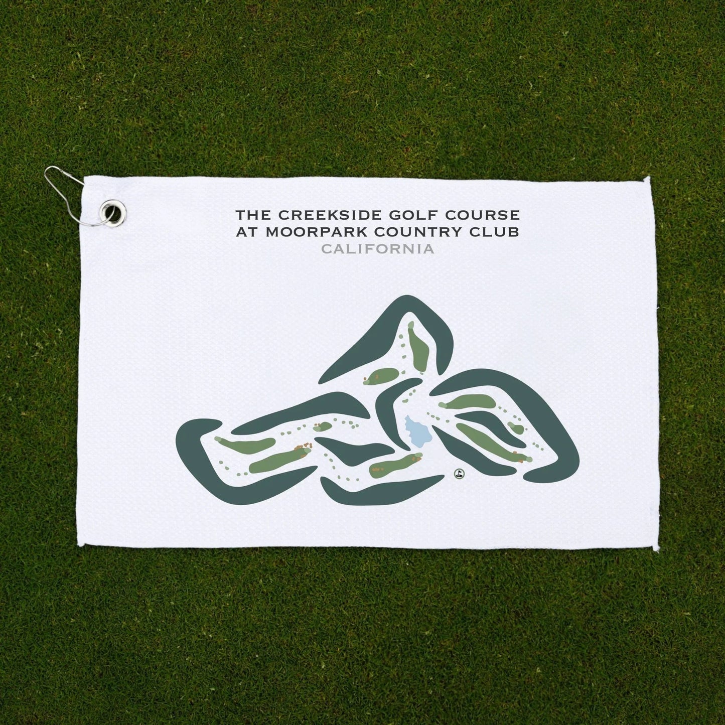 The Creekside Golf Course at Moorpark Country Club, California - Printed Golf Courses