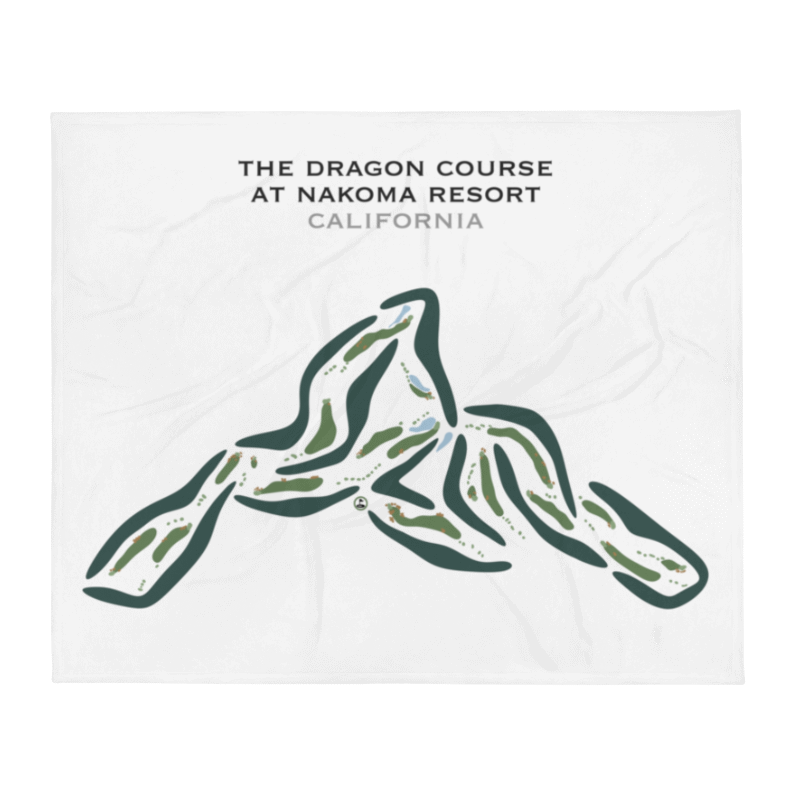 Dragon Golf Course at Nakoma Resort, California - Printed Golf Courses