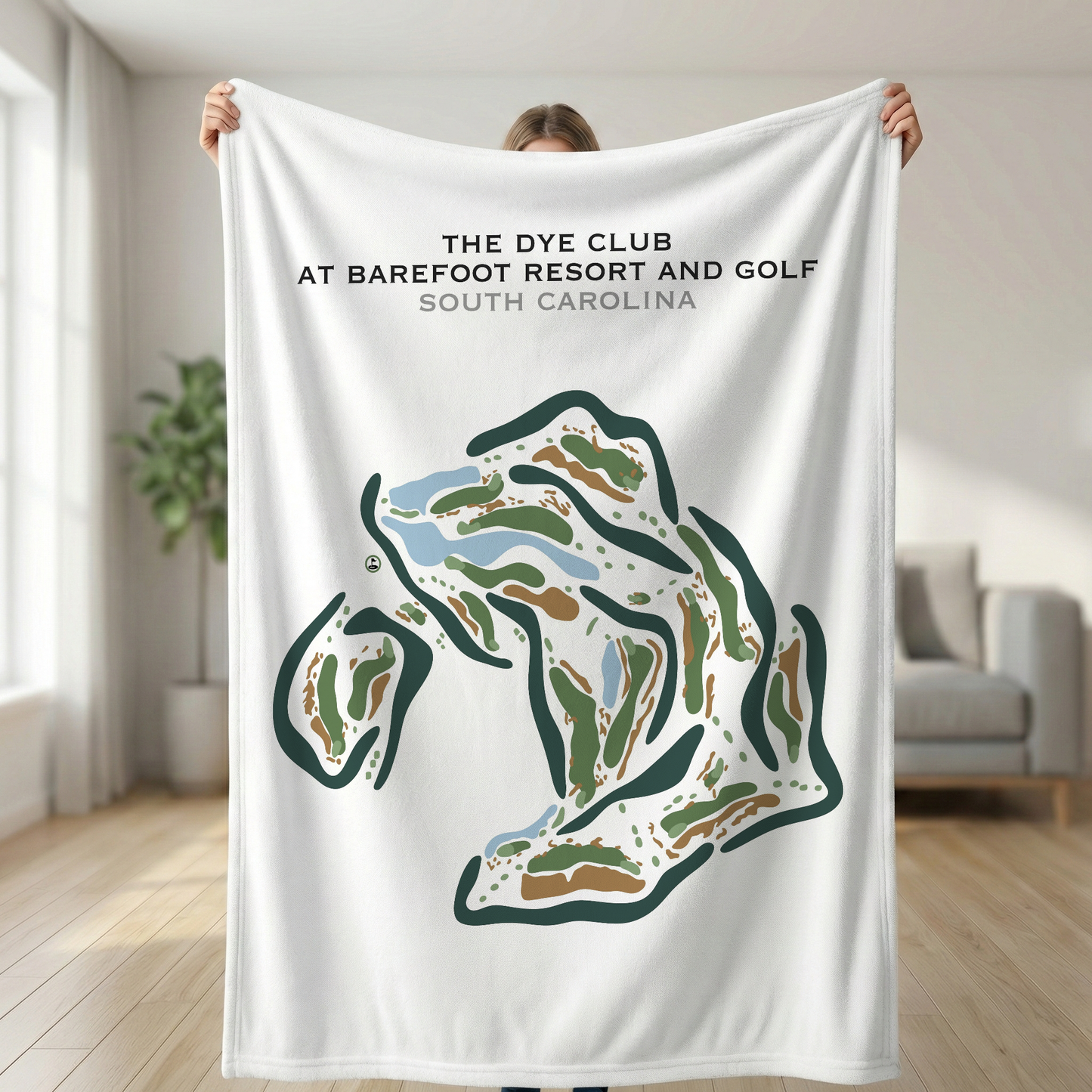 The Dye Club At Barefoot Resort, South Carolina - Printed Golf Courses