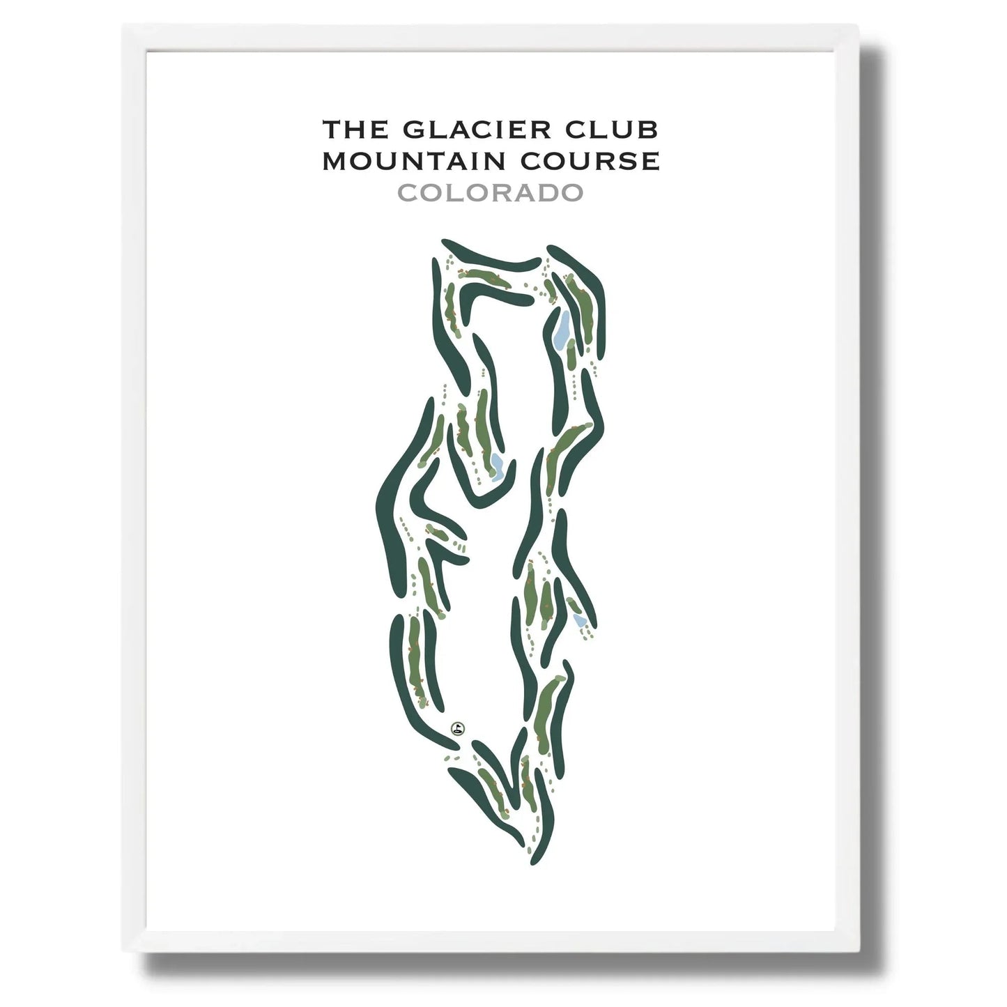 The Glacier Club, Mountain Course, Colorado - Printed Golf Course