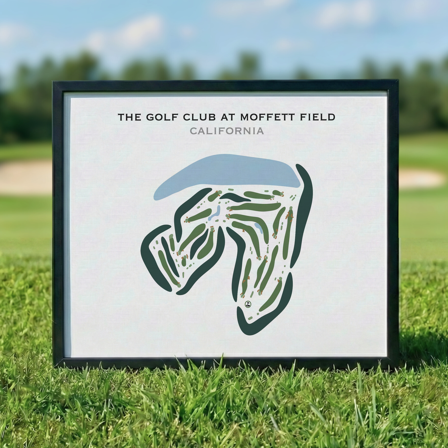 The Golf Club at Moffett Field, California - Printed Golf Courses