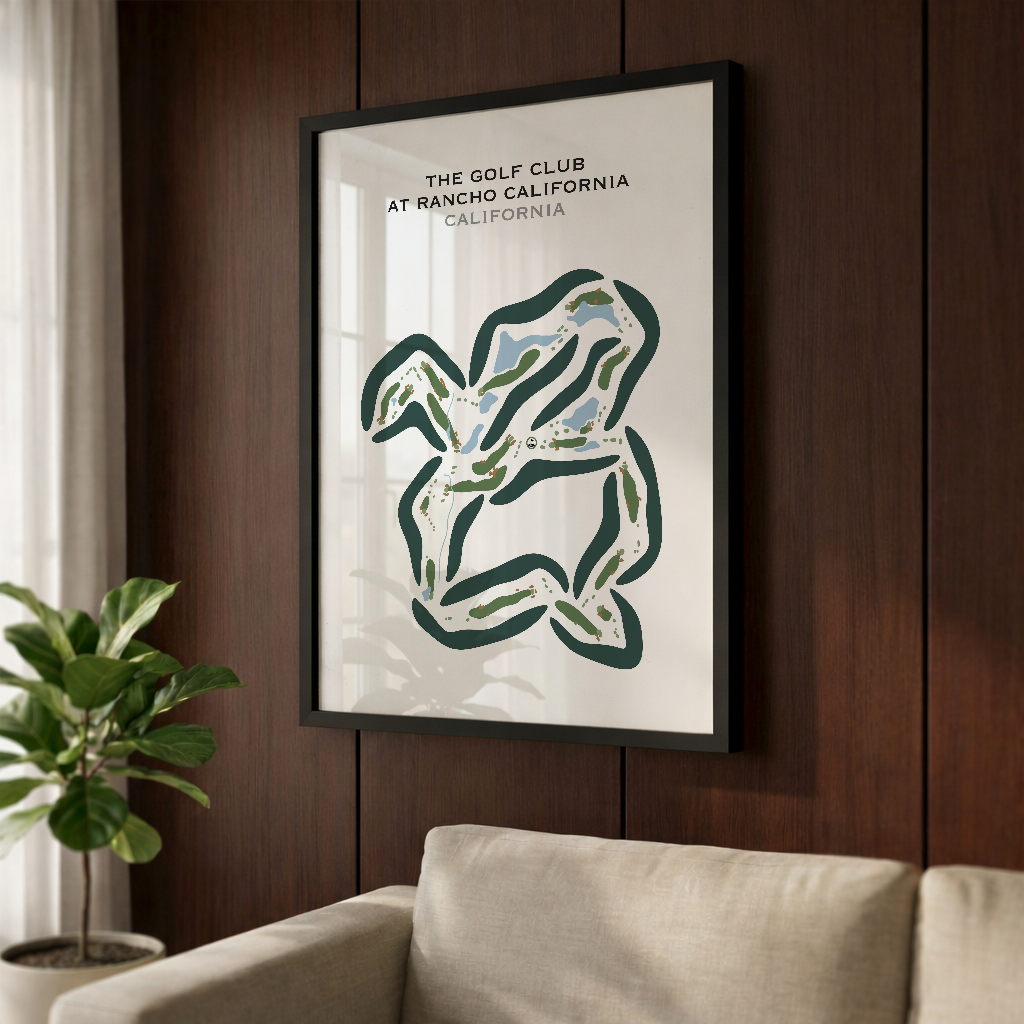 The Golf Club at Rancho California, California - Printed Golf Courses