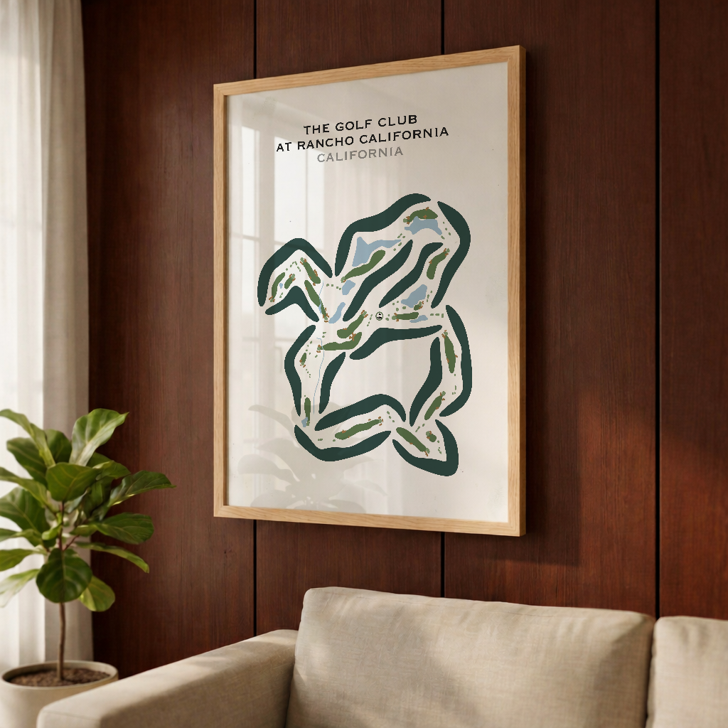 The Golf Club at Rancho California, California - Printed Golf Courses