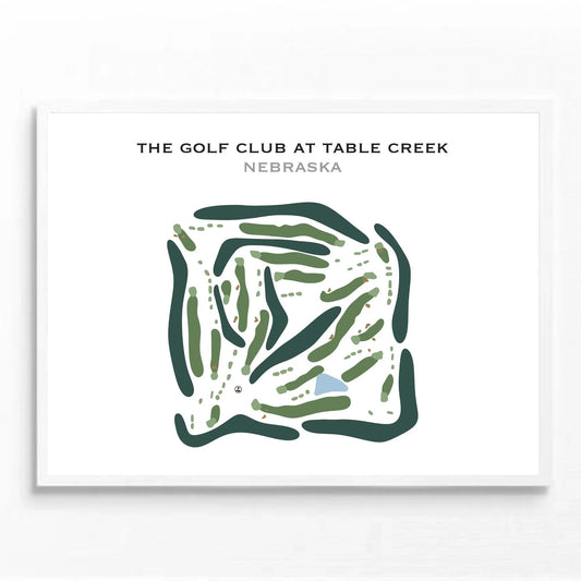 The Golf Club at Table Creek, Nebraska - Printed Golf Courses