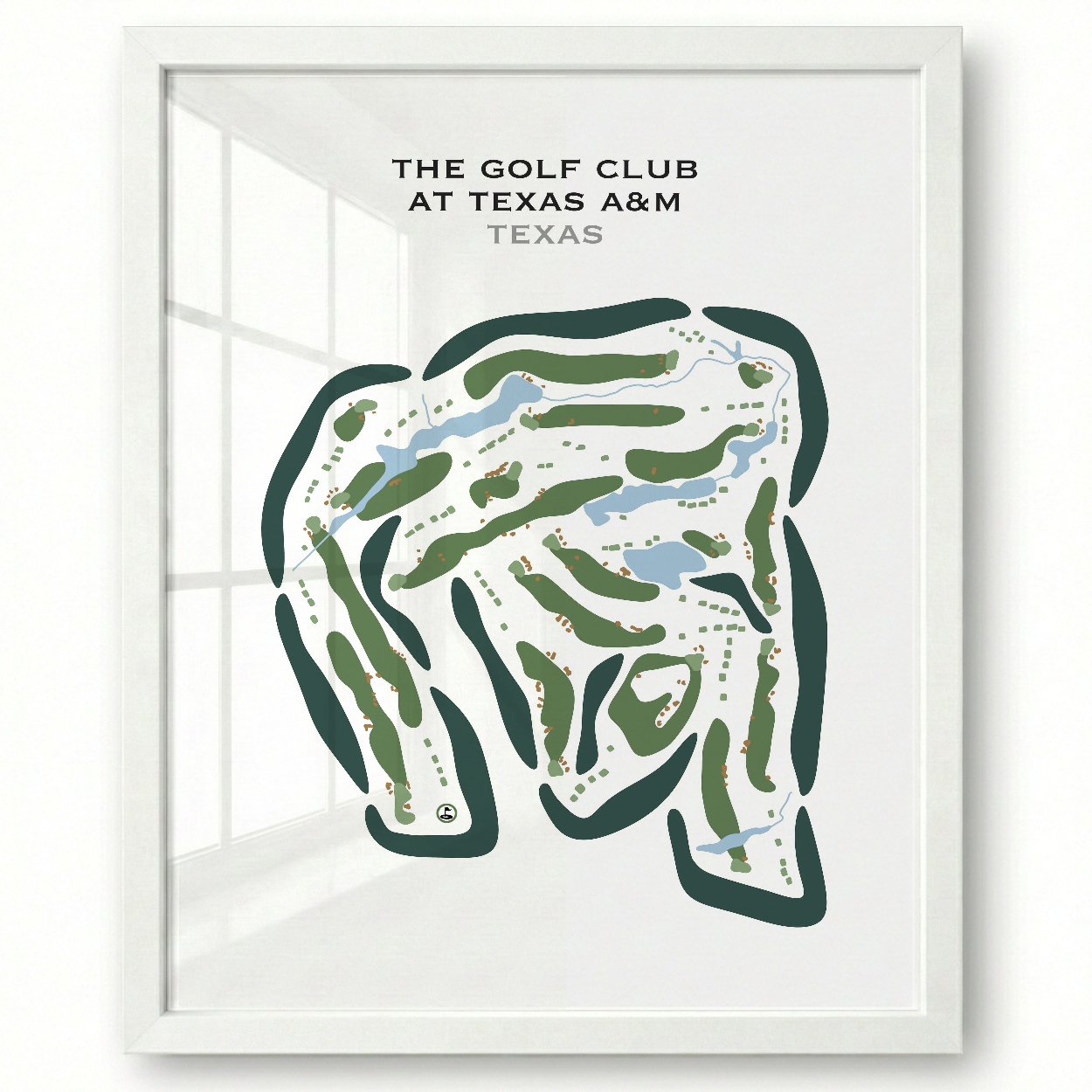 The Golf Club at Texas A&M, Texas - Printed Golf Courses